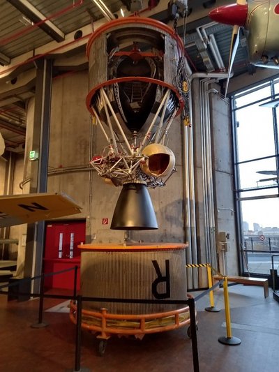 Triebwerk der Astris Rakete