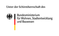 Logo des Bundesministeriums für Wohnen, Stadtentwicklung und Bauwesen.